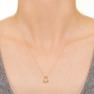 Classic .42 Carat Diamond Solitaire Pendant