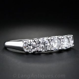 Classic Five-Stone Wedding Band