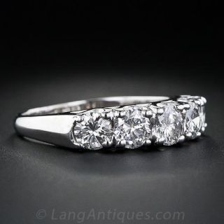Classic Five-Stone Wedding Band