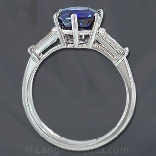 Classic Sapphire and Diamond Ring
