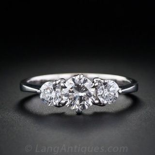 Classic Three Stone Diamond Engagement Ring