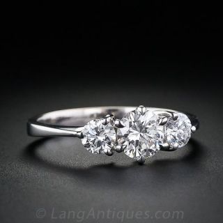 Classic Three Stone Diamond Engagement Ring