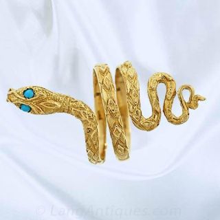 Coiled Snake Ring