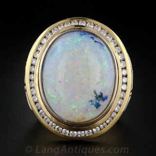 Colossal Gent's Opal Ring