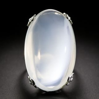 Colossal Art Deco Moonstone Ring - 2