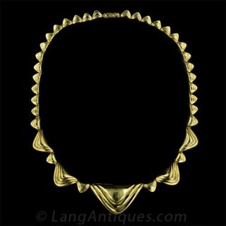 Contemporary Chevron Necklace