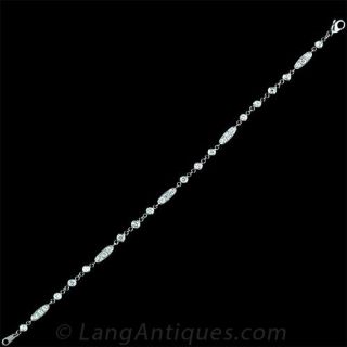 Contemporary Diamond Link Bracelet