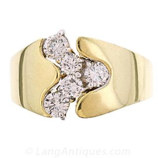 Contemporary Diamond Ring