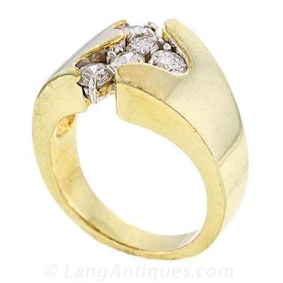 Contemporary Diamond Ring