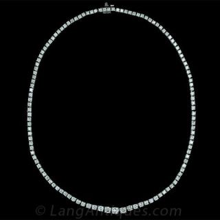 Contemporary Diamond Riviere Necklace