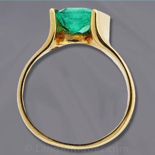 Contemporary Emerald Ring
