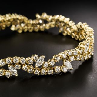 Contemporary Estate Diamond Bracelet