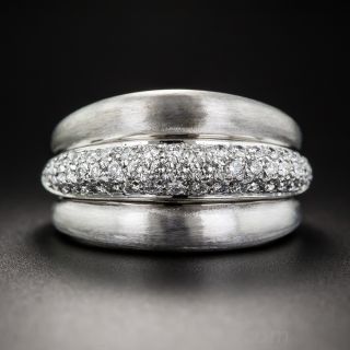 Contemporary Pavé  Diamond Ring by Damiani
