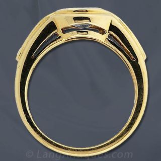 Contemporary Sapphire Ring