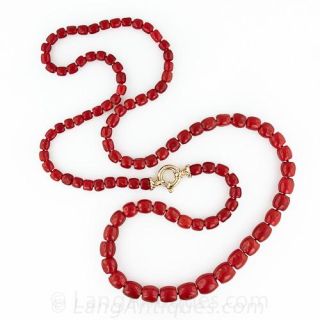 Coral Bead Necklace