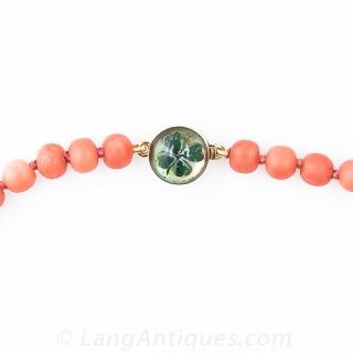 Coral Bead Necklace