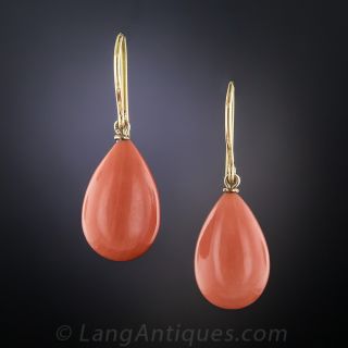 Coral Drop Earrings