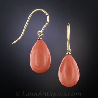 Coral Drop Earrings