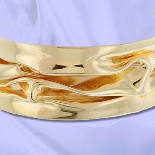 Crumpled Cuff Bracelet