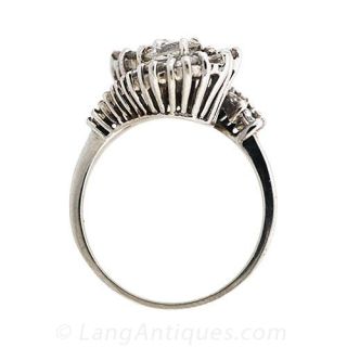 Curvy Diamond Cocktail Ring