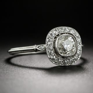 Cushion-Cut Diamond Halo Ring