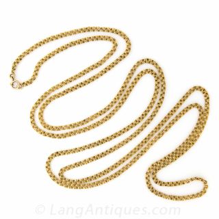 Czarist Russian 69-Inch Gold Chain - 1