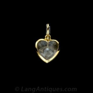 Dainty Diamond Heart Pendant