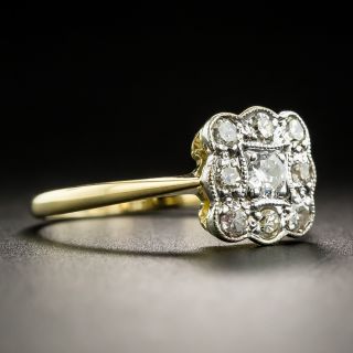 Dainty Edwardian Diamond Cluster Ring