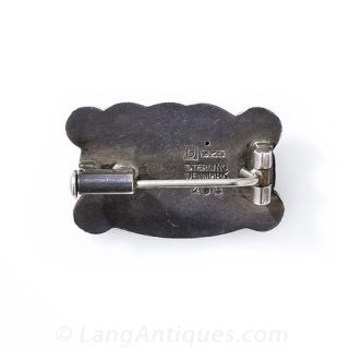 Danish Sterling Silver Bird Brooch