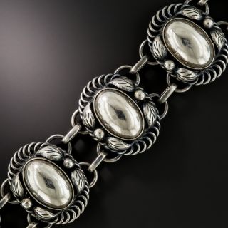 Danish Sterling Silver Handmade Bracelet Signed Daurup - 1