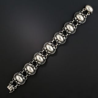 Danish Sterling Silver Handmade Bracelet Signed Daurup