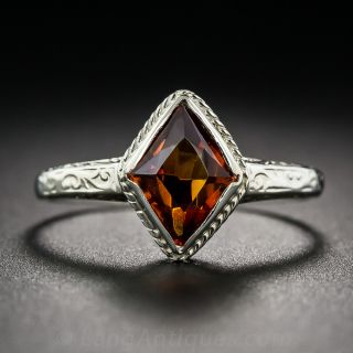 Darling Small Art Deco Citrine Ring