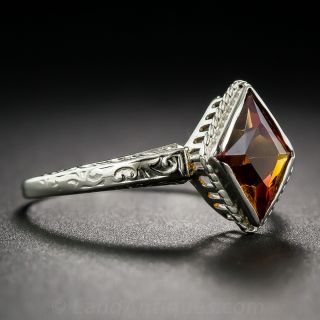 Darling Small Art Deco Citrine Ring