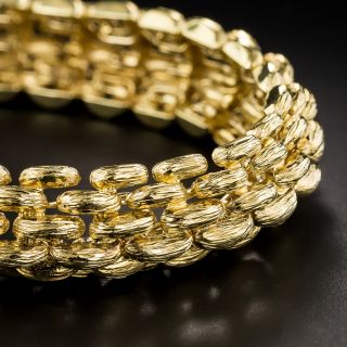 David Webb 18K Flexible Bangle Bracelet