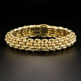 David Webb 18K Flexible Bangle Bracelet