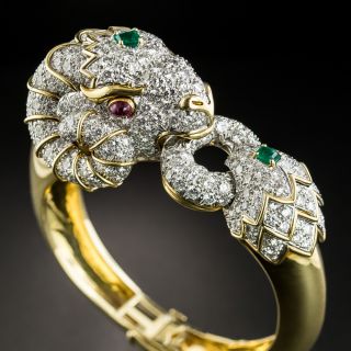 David Webb Rams Head Bracelet from the Animal Kingdom Collection - 2