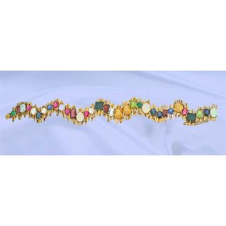Dazzling Multi-Stone Bracelet