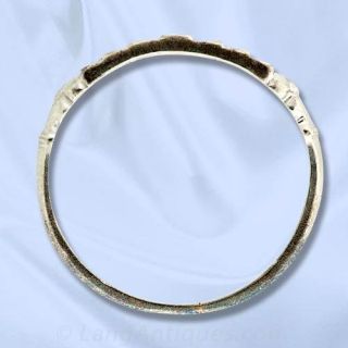 Delicate Ladies Deco Diamond Wedding Band