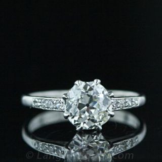 Delicate-Old-Mine-Cut-Diamond-Solitaire-Ring-Main-View