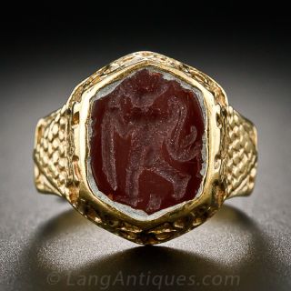 Devil Intaglio Ring