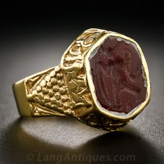 Devil Intaglio Ring