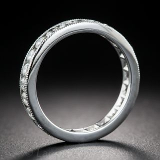 Diamond and Platinum Eternity Wedding Band