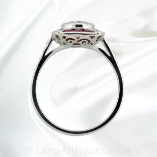 Diamond & Ruby Deco Ring