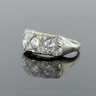 Diamond Band Ring from the 1930s
