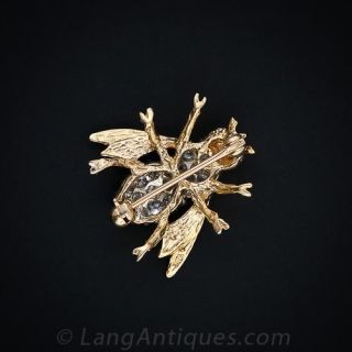 Diamond Bee Pin