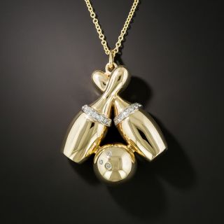Diamond Bowling Pendant - 3
