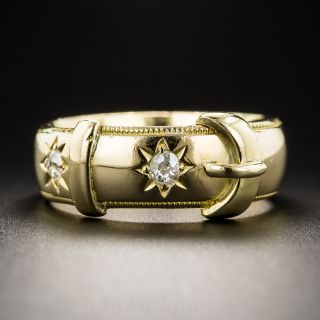 Diamond Buckle Ring