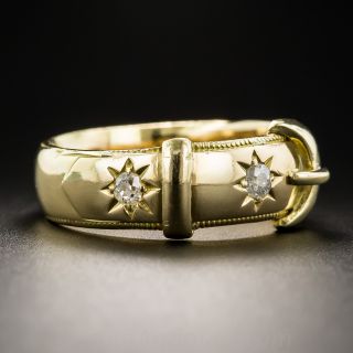 Diamond Buckle Ring