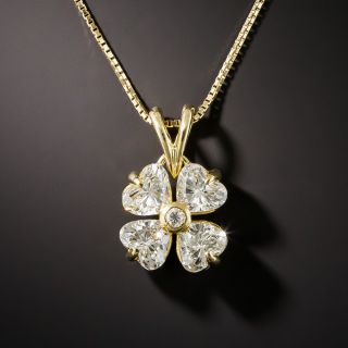 Diamond Clover Necklace - 1