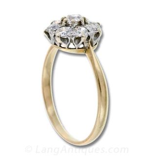 Diamond Cluster Ring